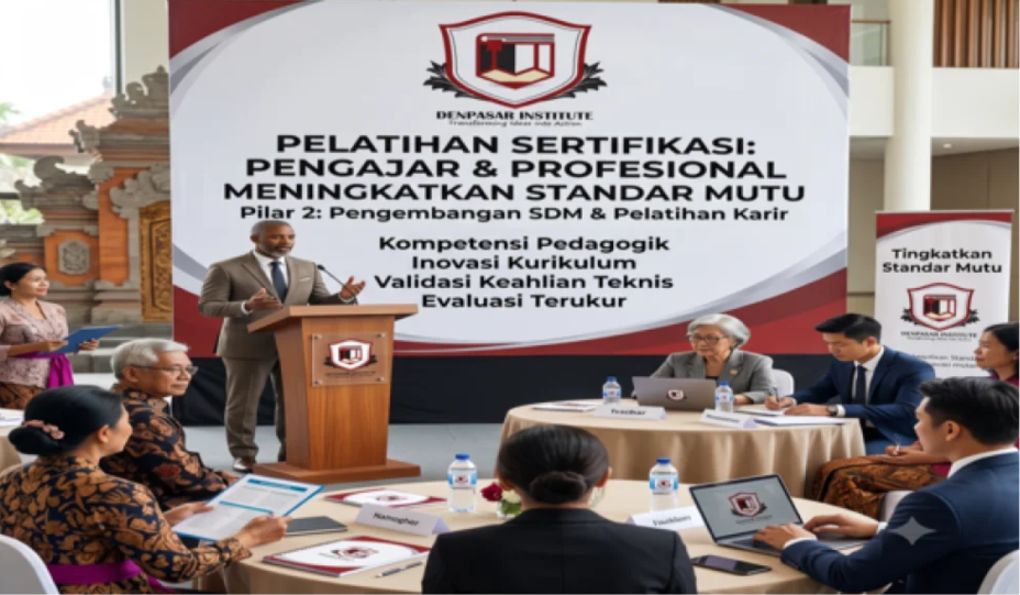 Tingkatkan Standar Mutu, Denpasar Institute Garap Pelatihan Sertifikasi Pengajar dan Profesional