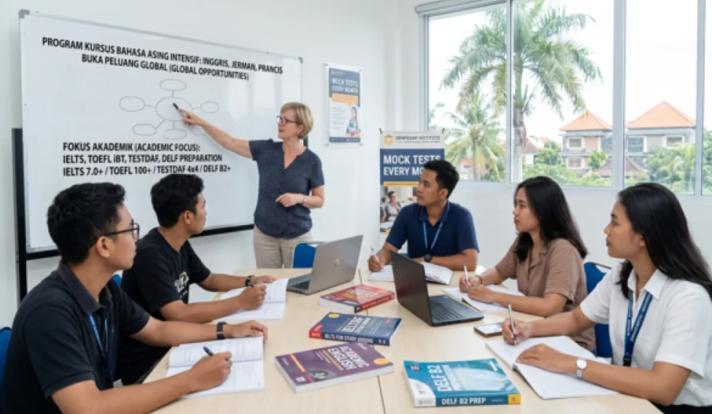 Buka Peluang Global: Program Kursus Bahasa Asing Intensif di Denpasar Institute untuk Calon Mahasiswa Internasional