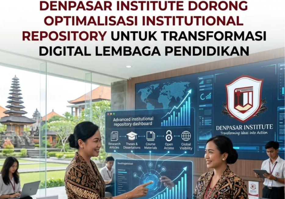 Denpasar Institute Dorong Optimalisasi Institutional Repository untuk Tranformasi Digital Lembaga Pendidikan