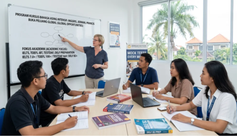 Buka Peluang Global: Program Kursus Bahasa Asing Intensif di Denpasar Institute untuk Calon Mahasiswa Internasional