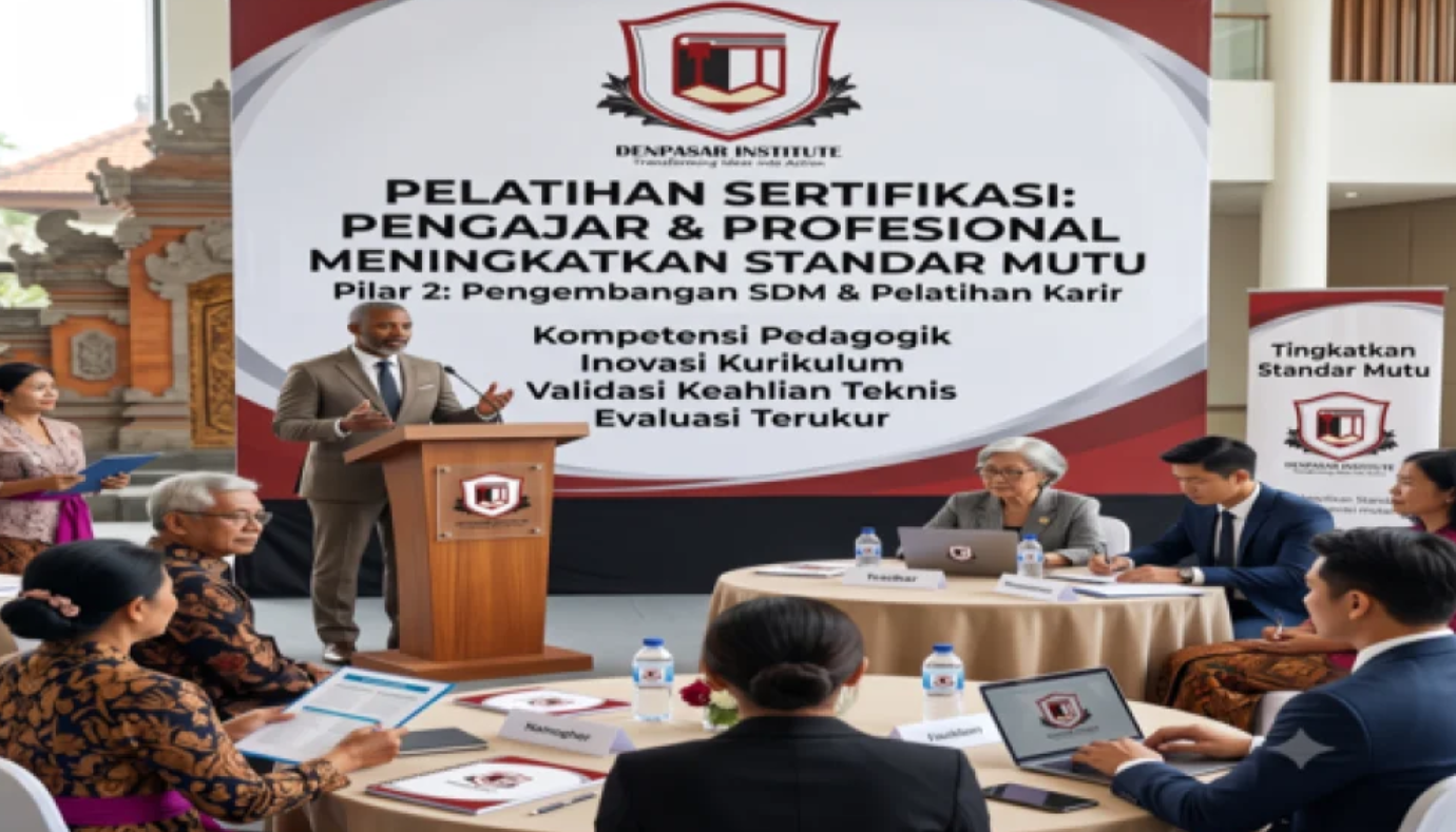 Tingkatkan Standar Mutu, Denpasar Institute Garap Pelatihan Sertifikasi Pengajar dan Profesional