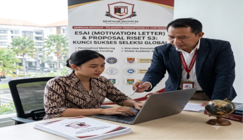 Persiapan Matang Kuliah Luar Negeri: Denpasar Institute Layani Pendampingan Esai dan Proposal Riset S3
