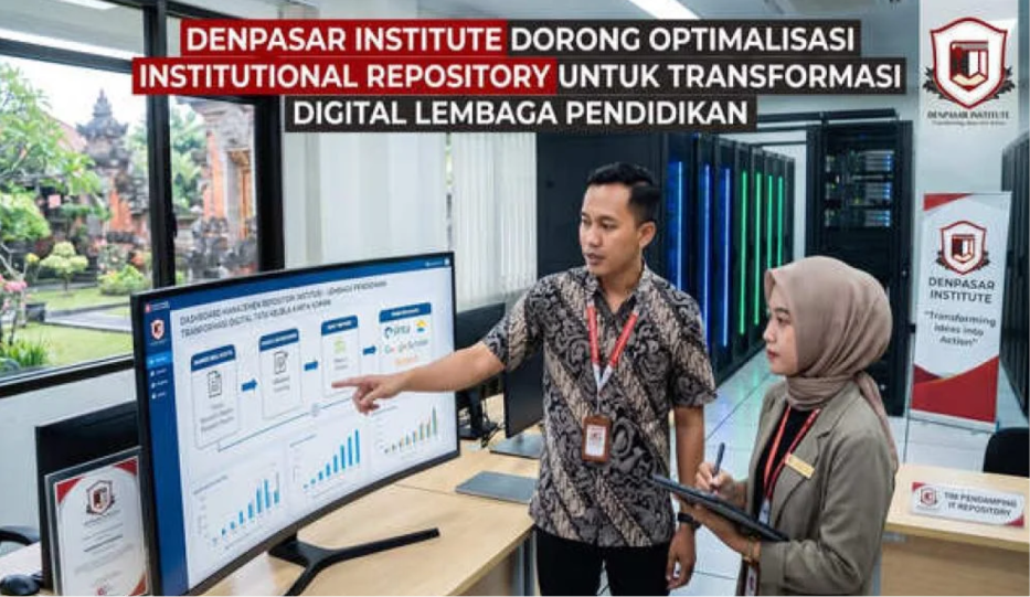 Denpasar Institute Dorong Optimalisasi Institutional Repository untuk Tranformasi Digital Lembaga Pendidikan