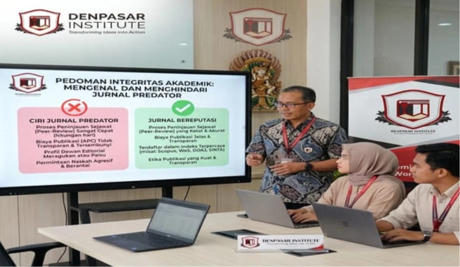 Strategi Jitu Menghindari Jurnal Predator bersama Tim Reviewer Denpasar Institute
