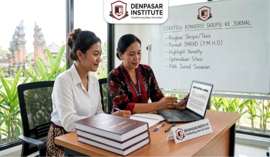 Dari Skripsi Menjadi Jurnal: Denpasar Institute Bantu Mahasiswa Akselerasi Kelulusan Lewat Publikasi