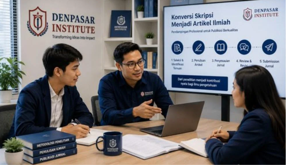 Dari Skripsi Menjadi Jurnal: Denpasar Institute Bantu Mahasiswa Akselerasi Kelulusan Lewat Publikasi