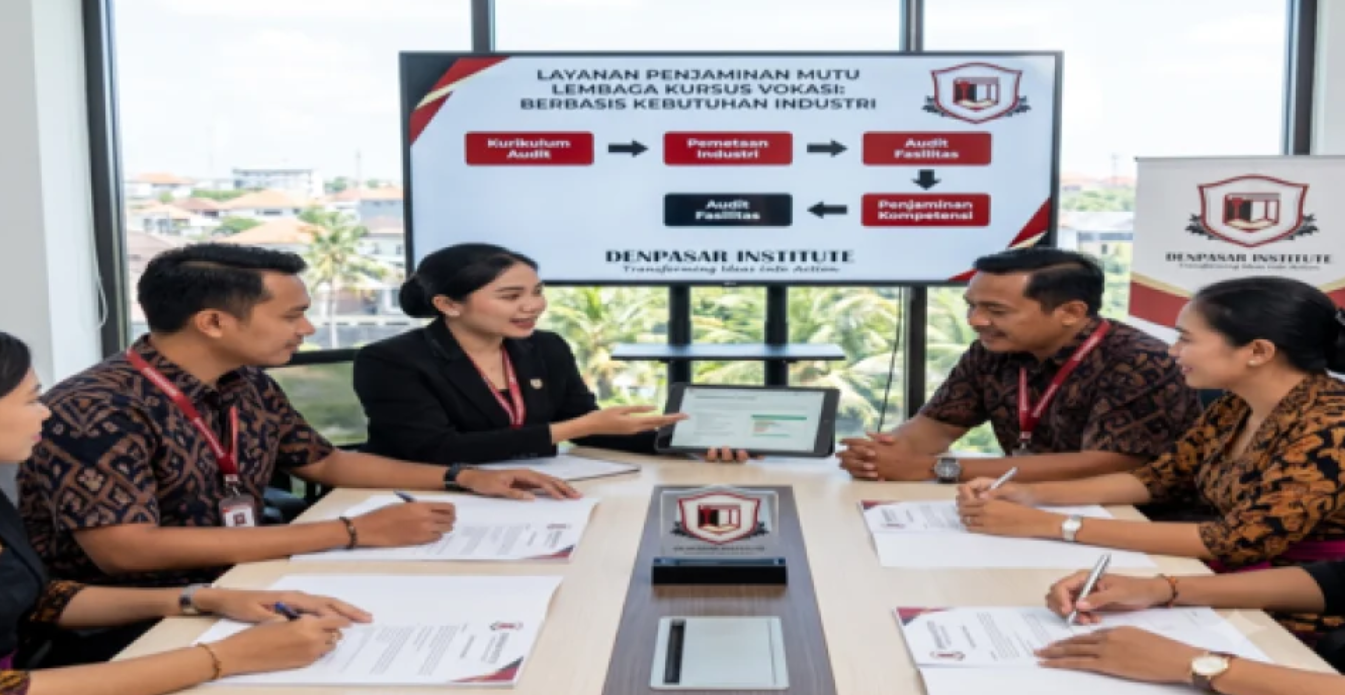 Berbasis Kebutuhan Industri, Denpasar Institute Hadirkan Layanan Penjaminan Mutu Lembaga Kursus