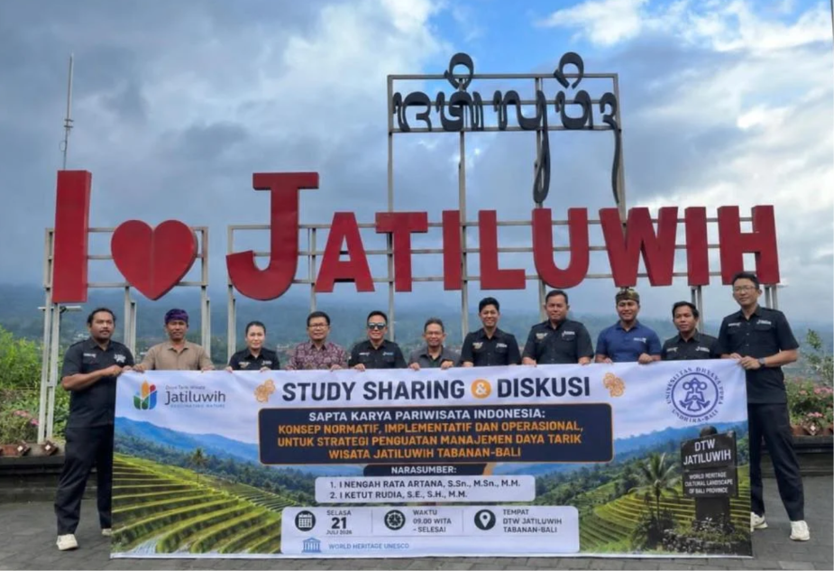 Perkuat Tata Kelola Pariwisata Berkelanjutan, Dosen UNDHIRA Dorong Implementasi Sapta Karya Pariwisata di DTW Jatiluwih